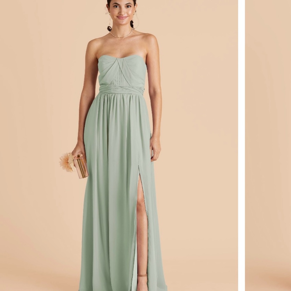 Birdy Grey Strapless Sage Dress